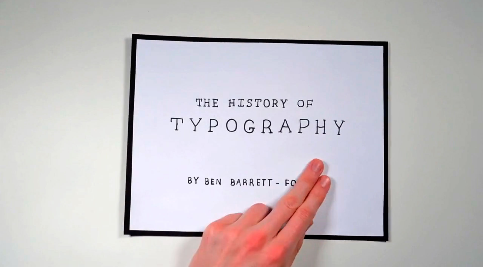 Historia de la tipografía