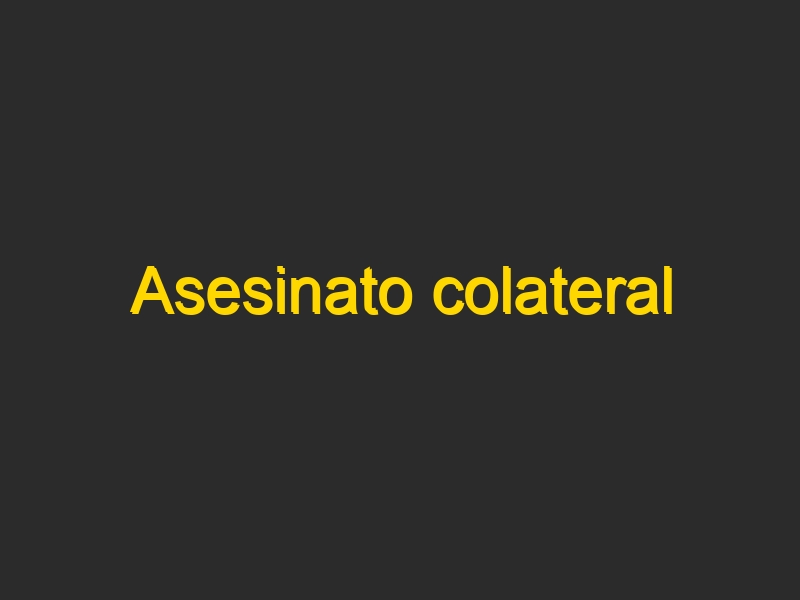 Asesinato colateral