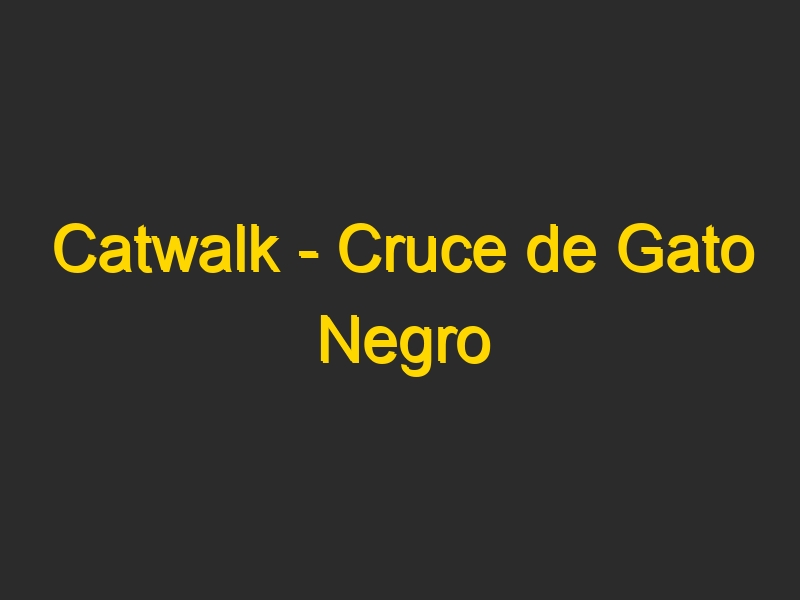 Catwalk – Cruce de Gato Negro