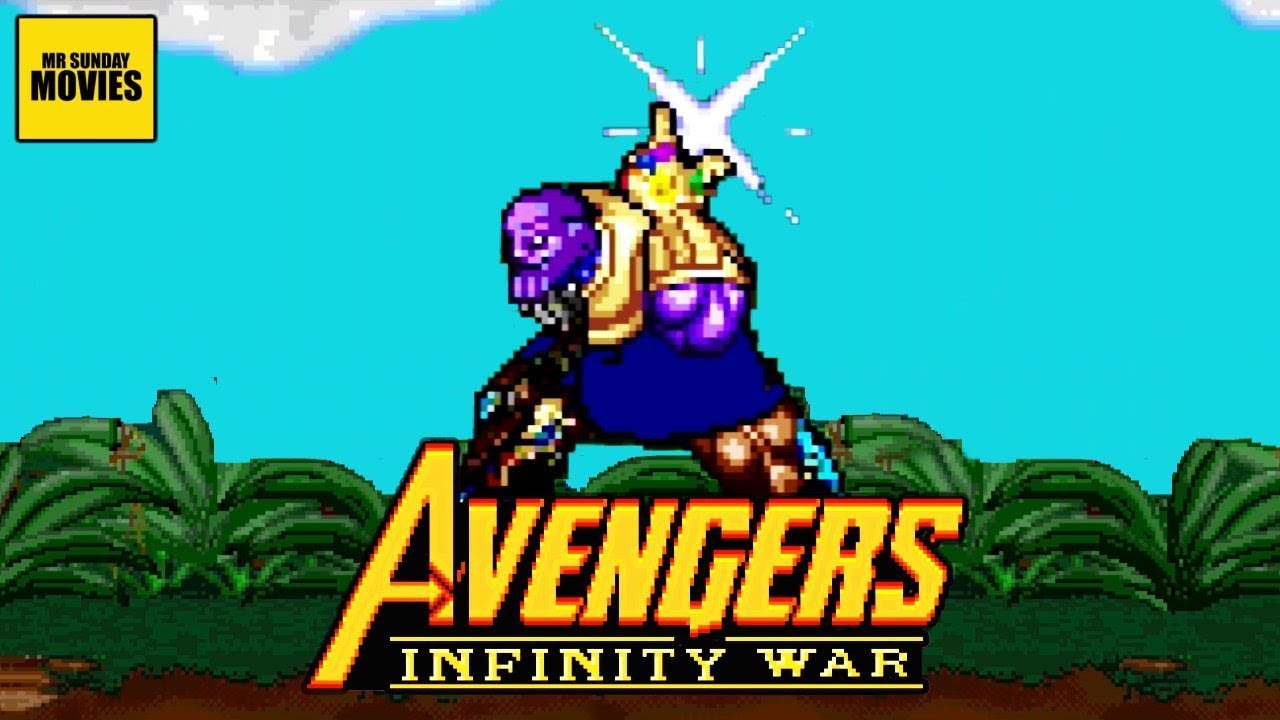 Los Vengadores, Guerra del Infinito – Escenas a 16 Bits