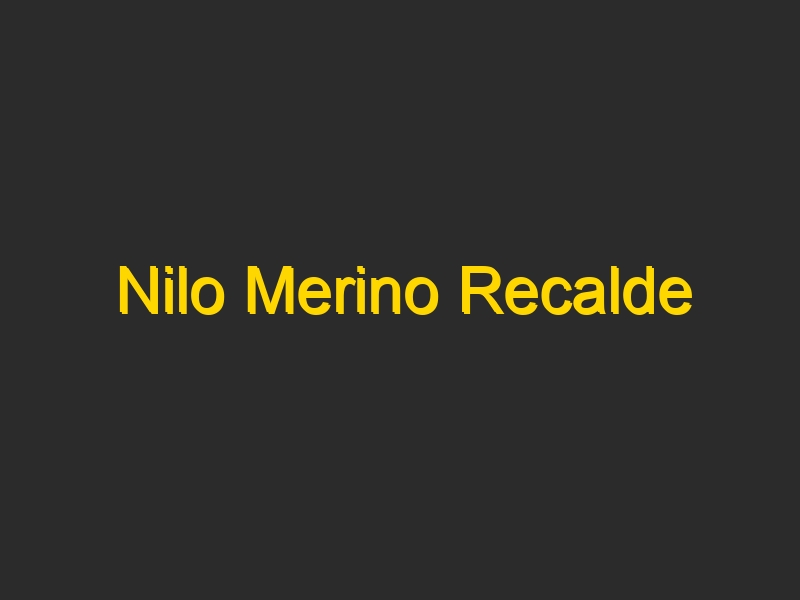Nilo Merino Recalde