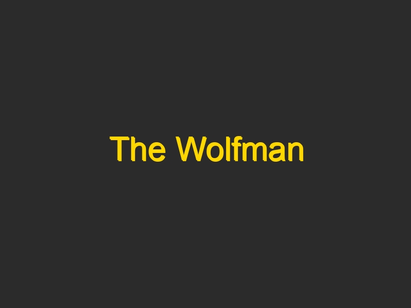 The Wolfman